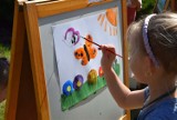 "Wiosenne malowanie" w Publicznym Przedszkolu nr 9 w Radomsku. ZDJĘCIA