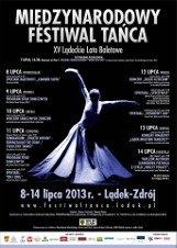 Lądek-Zdrój: Program Międzynarodowego Festiwalu Tańca 2013