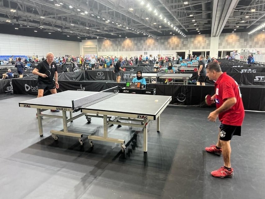 Wojciech Potrykus dotarł do ćwierćfinału Mistrzostw Świata Weteranów w tenisie stołowym w Omanie