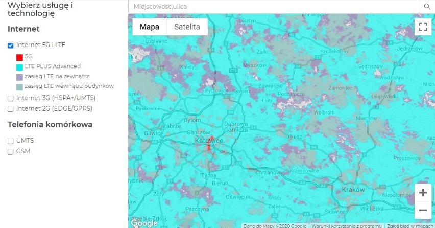 Przesuwaj strzałką w prawo, zobaczysz mapy dla...