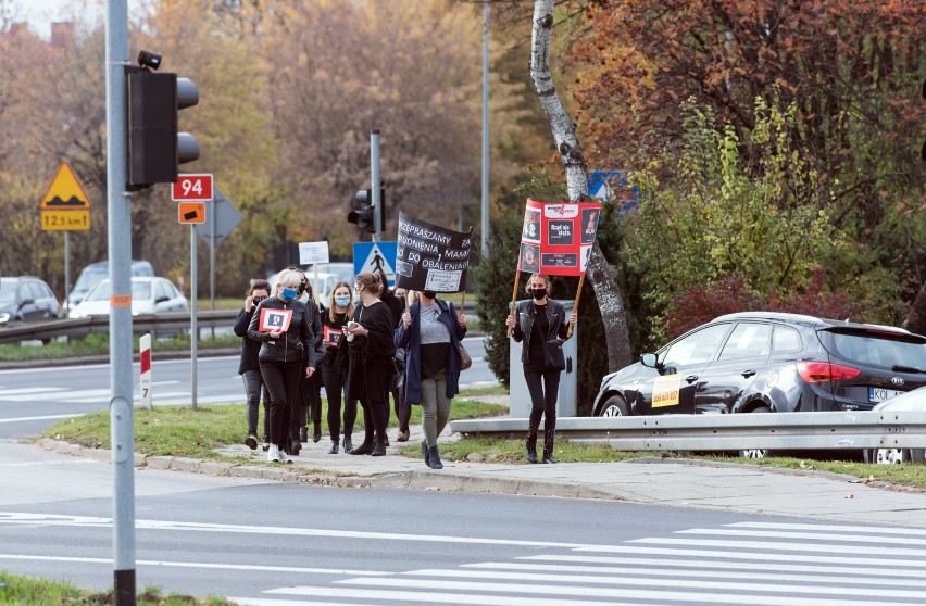 Protest kobiet w Olkuszu, 28 października 2020r.