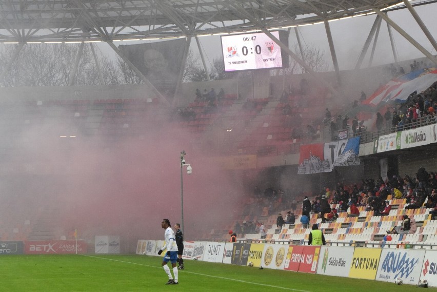 Podbeskidzie - GKS Tychy 1:0. Górale wygrywają rzutem na taśmę. Trener tyszan był wściekły