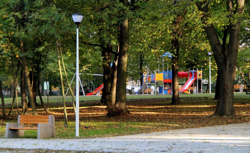 Park miejski w Krapkowicach