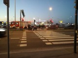 DK7. Wypadek pod Ikea, zderzenie dwóch motocyklistów