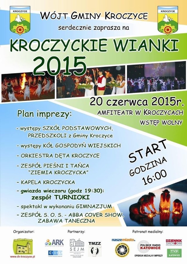 Kroczyckie Wianki - program