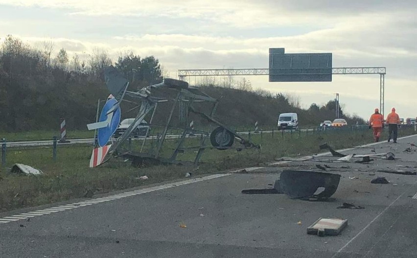 Wypadek na autostradzie A1 pod Częstochową. Utrudnienia w...