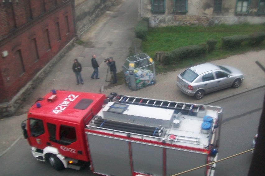 Pożar przy ul. Styczyńskiego w Chorzowie