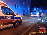 Pięć zastępów straży, policja i pogotowie ratunkowe.Pożar na Młodzieżowej w Wieluniu