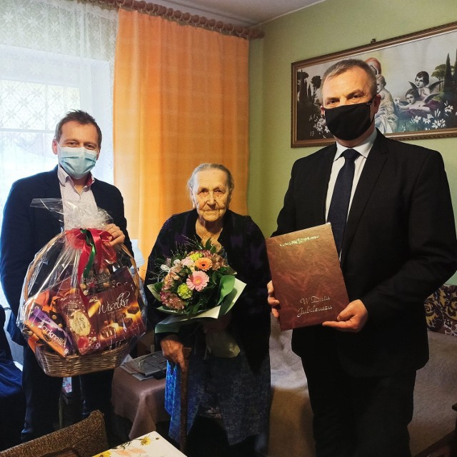 101 urodziny Janiny Kruk - mieszkanki Chełmna