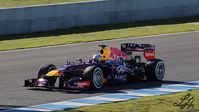 Sebastian Vettel podczas tegorocznych testów w Jerez