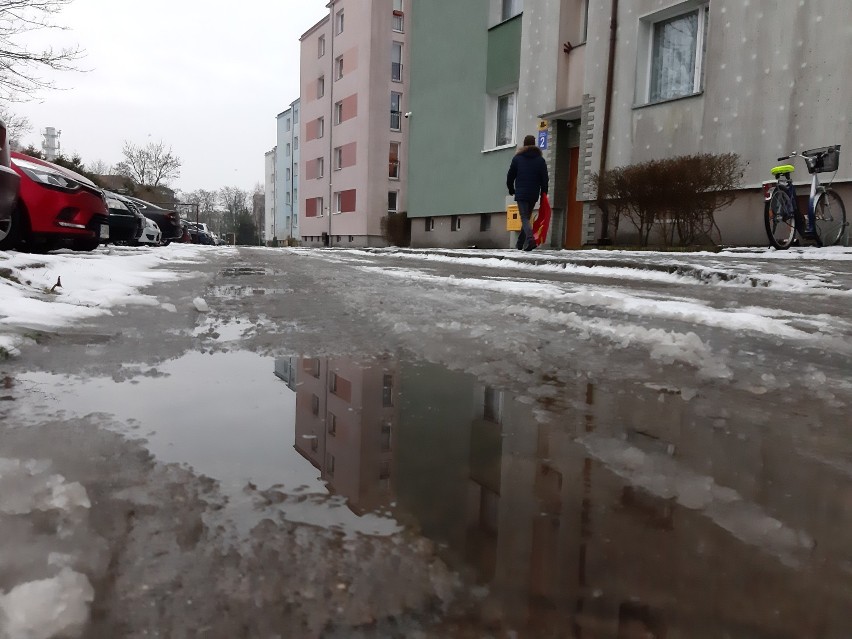 Roztopy w  Świnoujściu. Mieszkańcy nie zdążyli nacieszyć się...