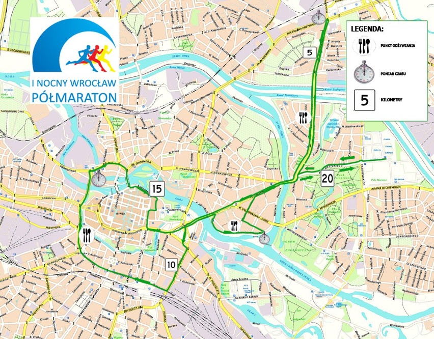 I Nocny Wrocław Półmaraton wystartuje 22 czerwca