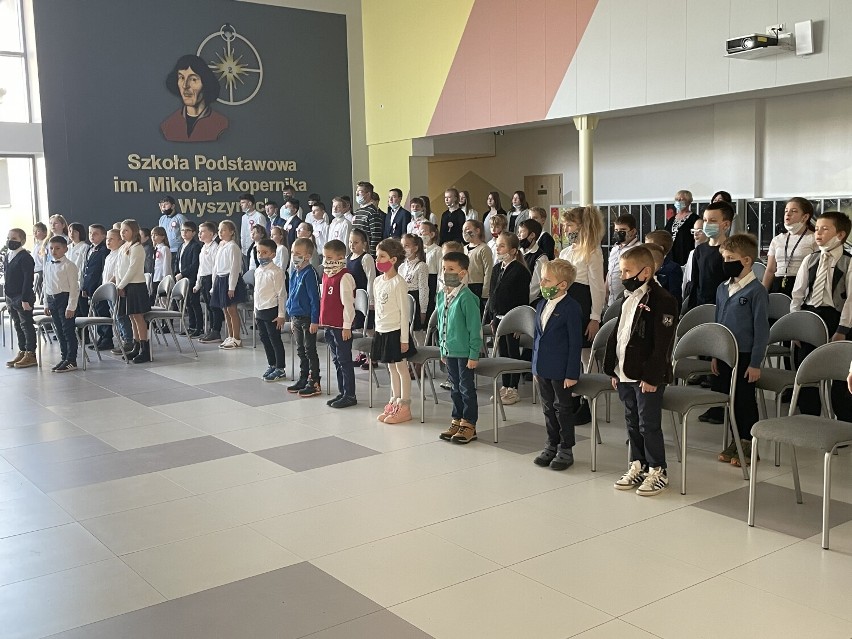 Święto Niepodległości w Szkole Podstawowej im. Mikołaja Kopernika w Wyszynach.