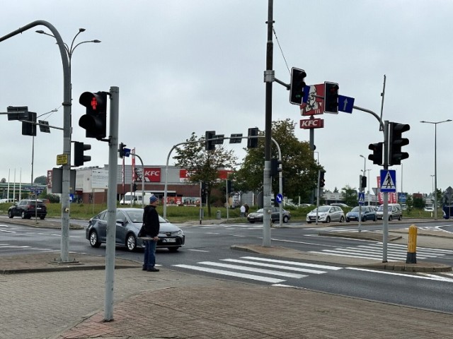 To jedno z najbardziej ruchliwych skrzyżowań w Głogowie