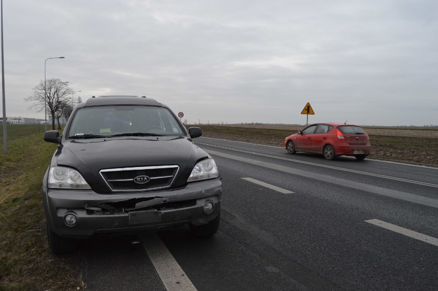 Zderzenie trzech aut na obwodnicy Kościana