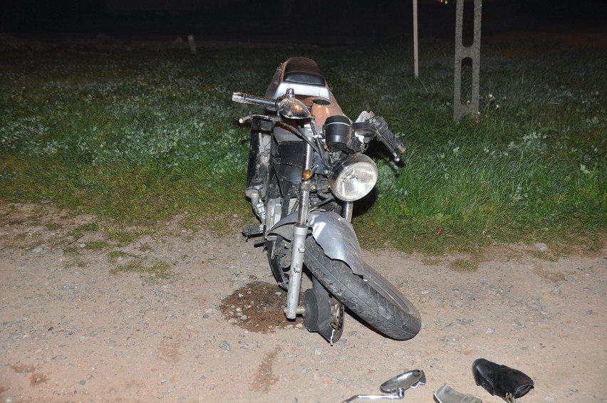 Motocykliści połamali nogi w powiecie biłgorajskim