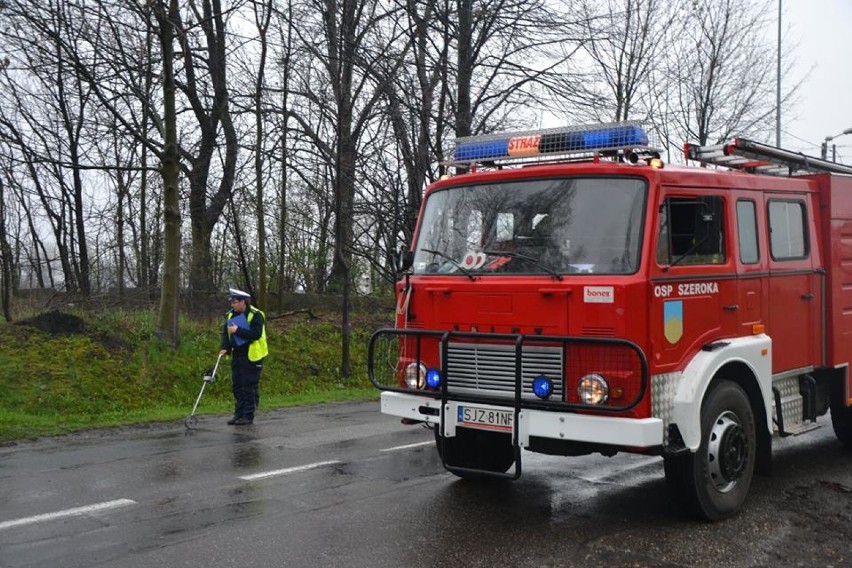 Wypadek w Jastrzębiu: wylądował autem w rowie