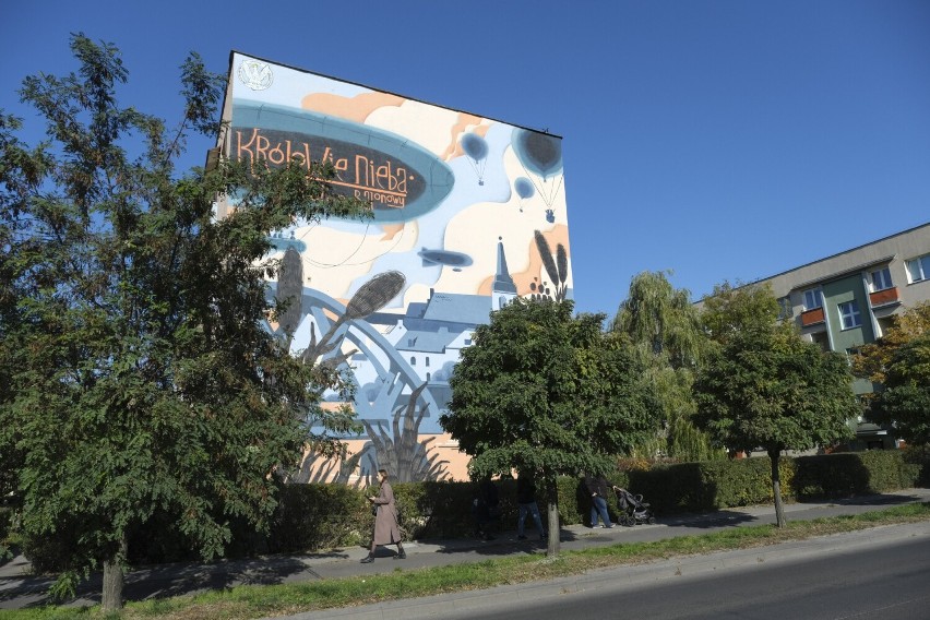 Nowy mural przy ul. Broniewskiego
