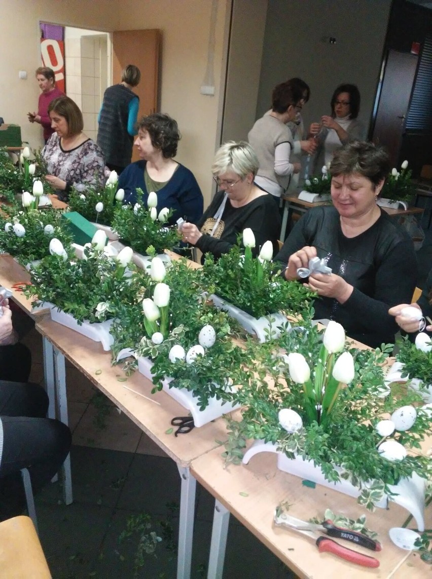 Warsztaty florystyczne Koła Gospodyń Wiejskich w Słocinie 