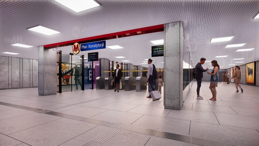 Metro w Warszawie. Są wizualizacje nowych stacji pierwszej linii. Tak będzie wyglądać stacja Plac Konstytucji oraz Muranów 
