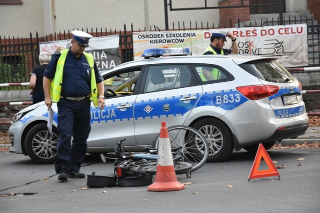 Wypadek na ulicy Chojnowskiej w Legnicy.