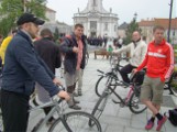 Wadowice: mieszkańcy domagają się budowy ścieżek rowerowych. Pikieta rowerzystów na ulicach miasta