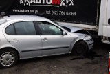 Wypadek w Kaliszu na ulicy Częstochowskiej. Pięć uszkodoznych aut [FOTO]