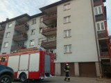 Pożar w mieszkaniu przy Piekoszowskiej w Kielcach