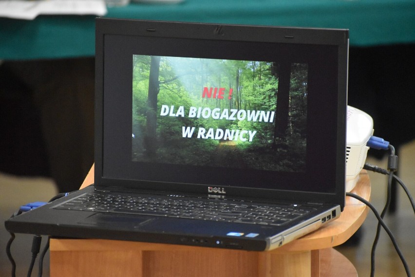 Zebranie sołeckie w Radnicy w sprawie planowanej biogazowni.