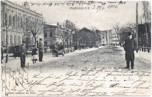 Pocztówka z korespondencją, 1903 r.
