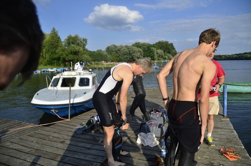 Triathlon w Poznaniu: Ryszard Grobelny trenuje