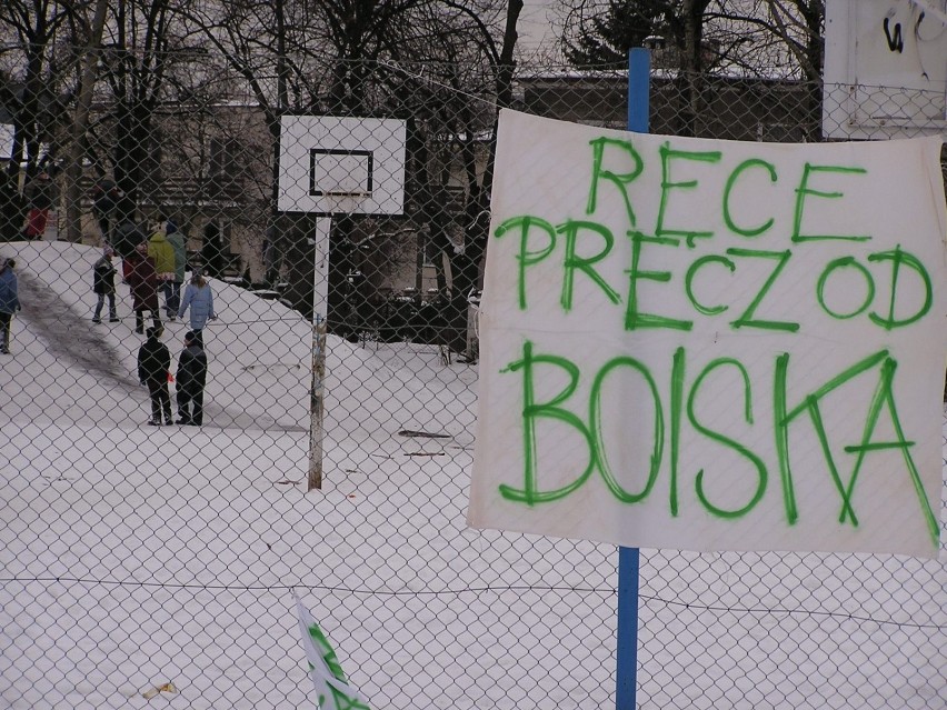 Tak protestowano przeciwko liwidacji SP nr 74  przy...