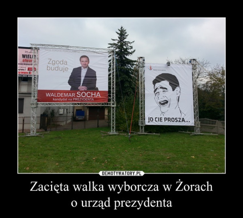 Walka na plakaty wyborcze