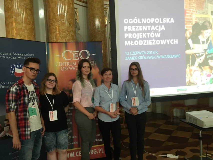 Uczniowie ZSP 3 Malbork na Ogólnopolskiej Prezentacji Projektów Młodzieżowych