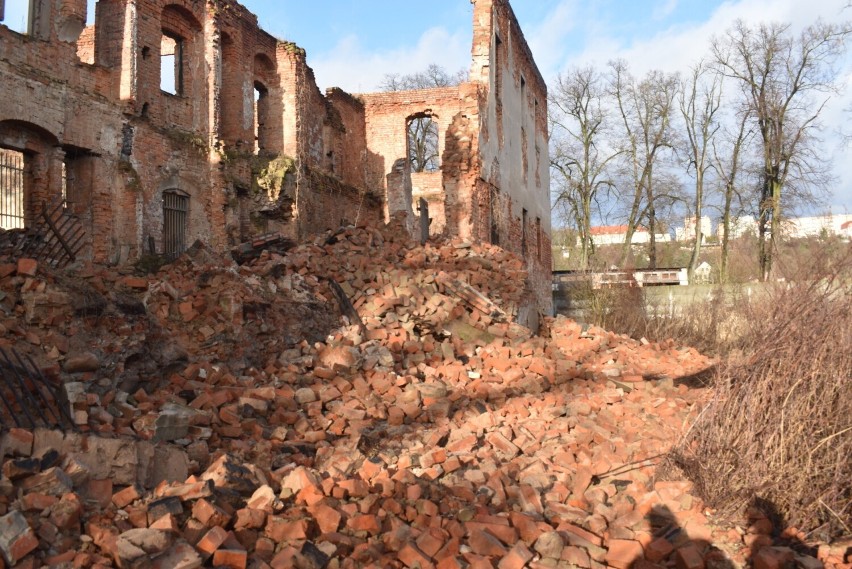 Tak wyglądało wschodnie skrzydło Zamku Piastowskiego po...