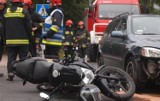 Andrychów. DK 52. Motocyklista zderzył się z samochodem