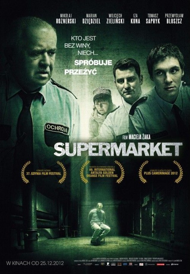 Plakat filmu &quot;Supermarket&quot; Macieja Żaka.