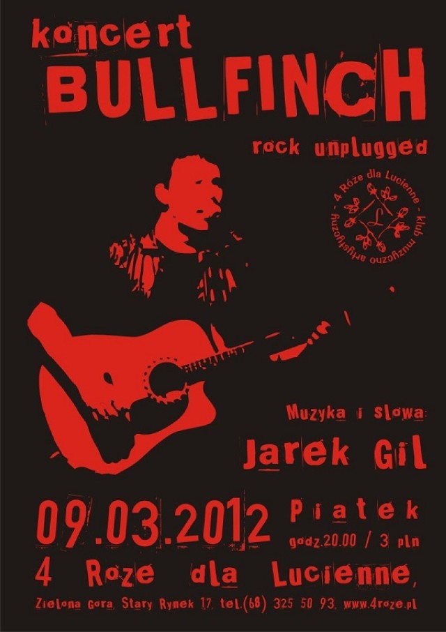 Bullfinch - rock unplugged + Spotkanie z Gitarami + Classic Party !!!