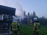 Straż Pożarna Śrem. W Jeleńczewie doszczętnie spłonął dom typu holenderka [zdjęcia]
