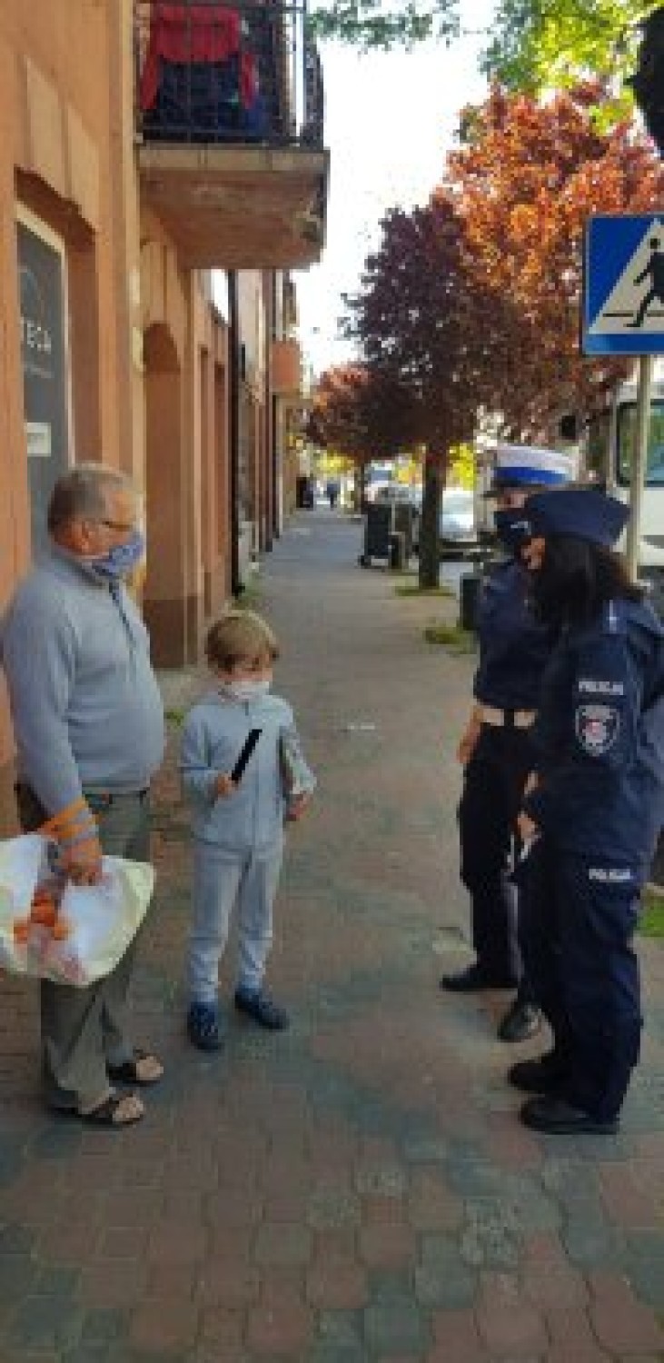 Policyjna akcja „NURD" w obronie pieszych i rowerzystów na ulicach Olkusza