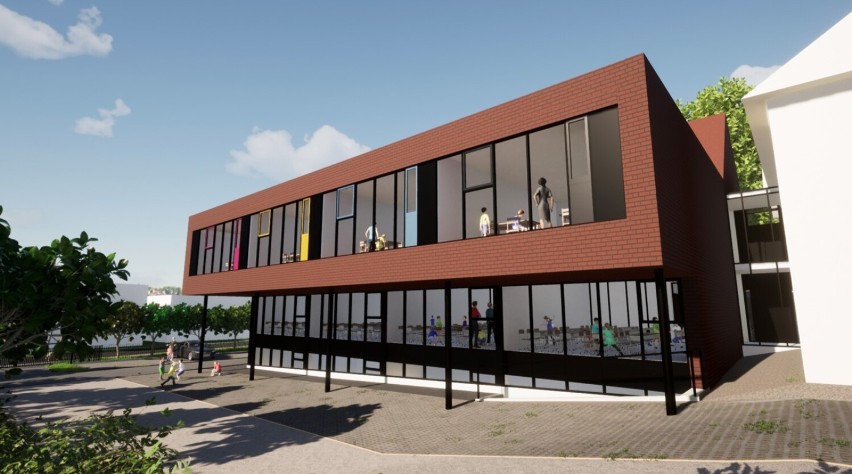 Projekt przebudowy Zespołu Szkolno-Przedszkolny nr 3 w Reptach Śląskich