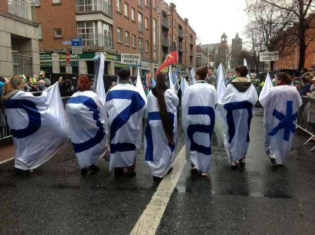 Poznaniacy na paradzie św. Patryka w Dublinie