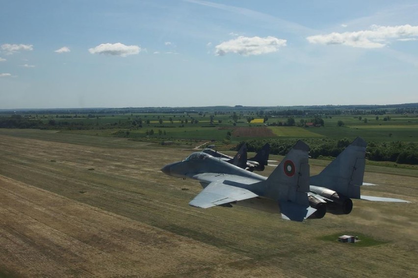 Bułgarzy w 22 BLT w Malborku. Zdjęcia Bułgarskich Sił Powietrznych z Anakondy