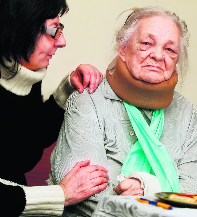 Po napadzie Stanisława Zapart dziesięć dni leżała w szpitalu
