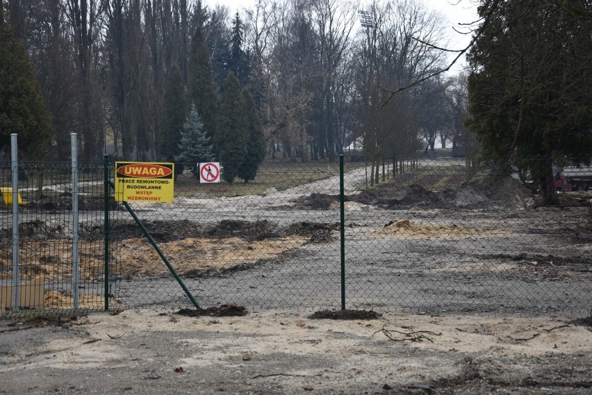 Remont Parku im. Fusińskiego w Sosnowcu.