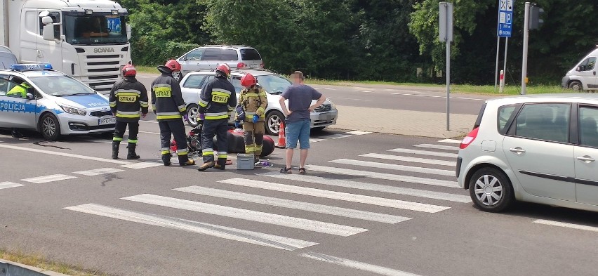 Dwie osoby ranne w wypadku na ul. Krakowskiej w Przemyślu