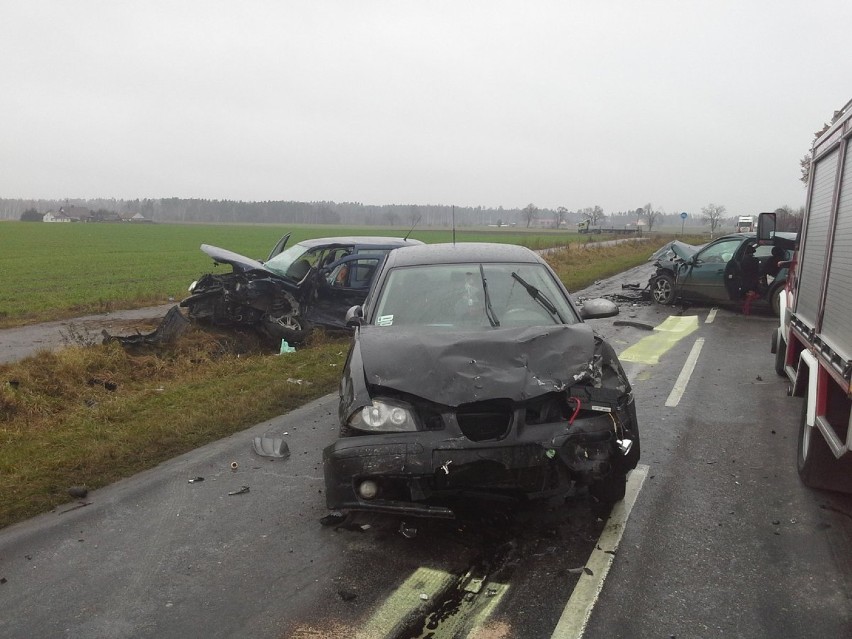 Wypadek między Chojnicami a Brusami