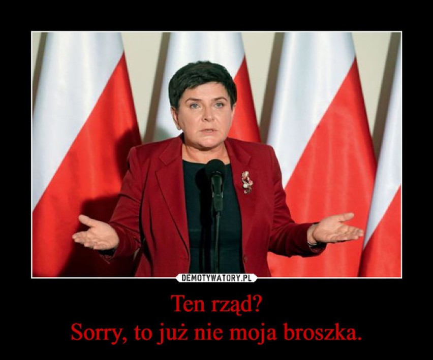 Beata Szydło nie jest już premierem. Spójrzmy na to z przymrużeniem oka [MEMY]