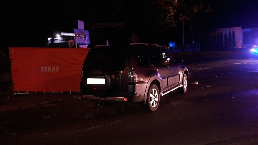 Śmiertelny wypadek z udziałem burmistrza Pajęczna. Zginął 17-letni motorowerzysta