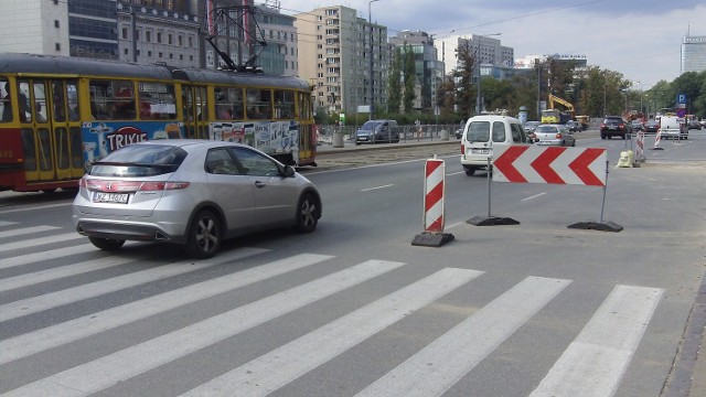 Utrudnienia na ulicy Marszałkowskiej